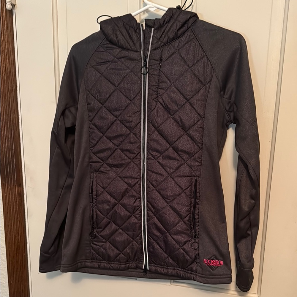 Rock & Roll Cowgirl Black Quilted Jacket